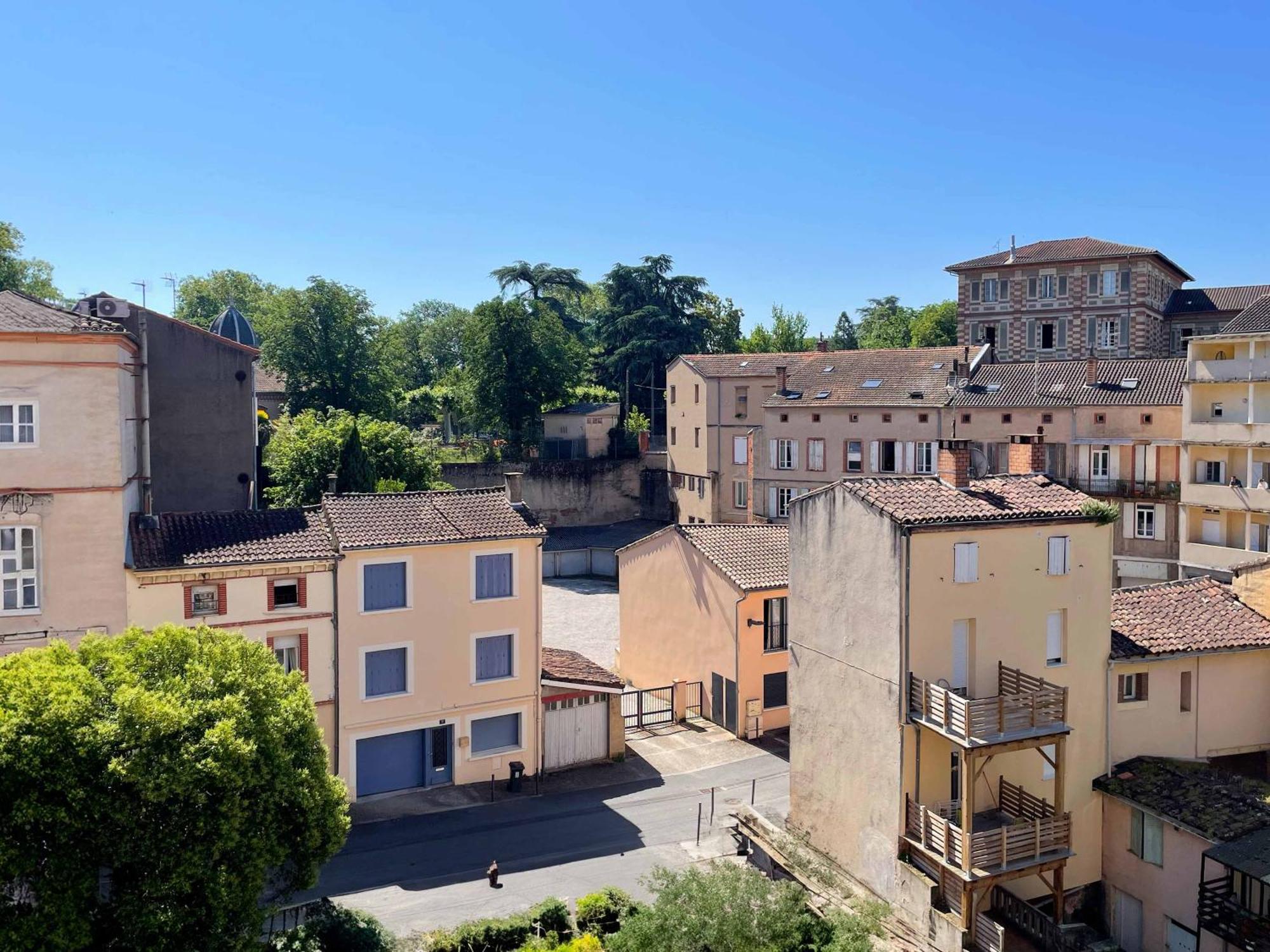 Appartement Fenetre Sur Cour - Centre - Parking Prive Albi
